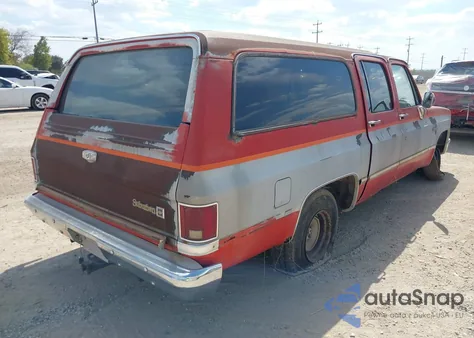 1985 Chevrolet Suburban C10 from USA, damaged, VIN 1G8EC16H9FF213416